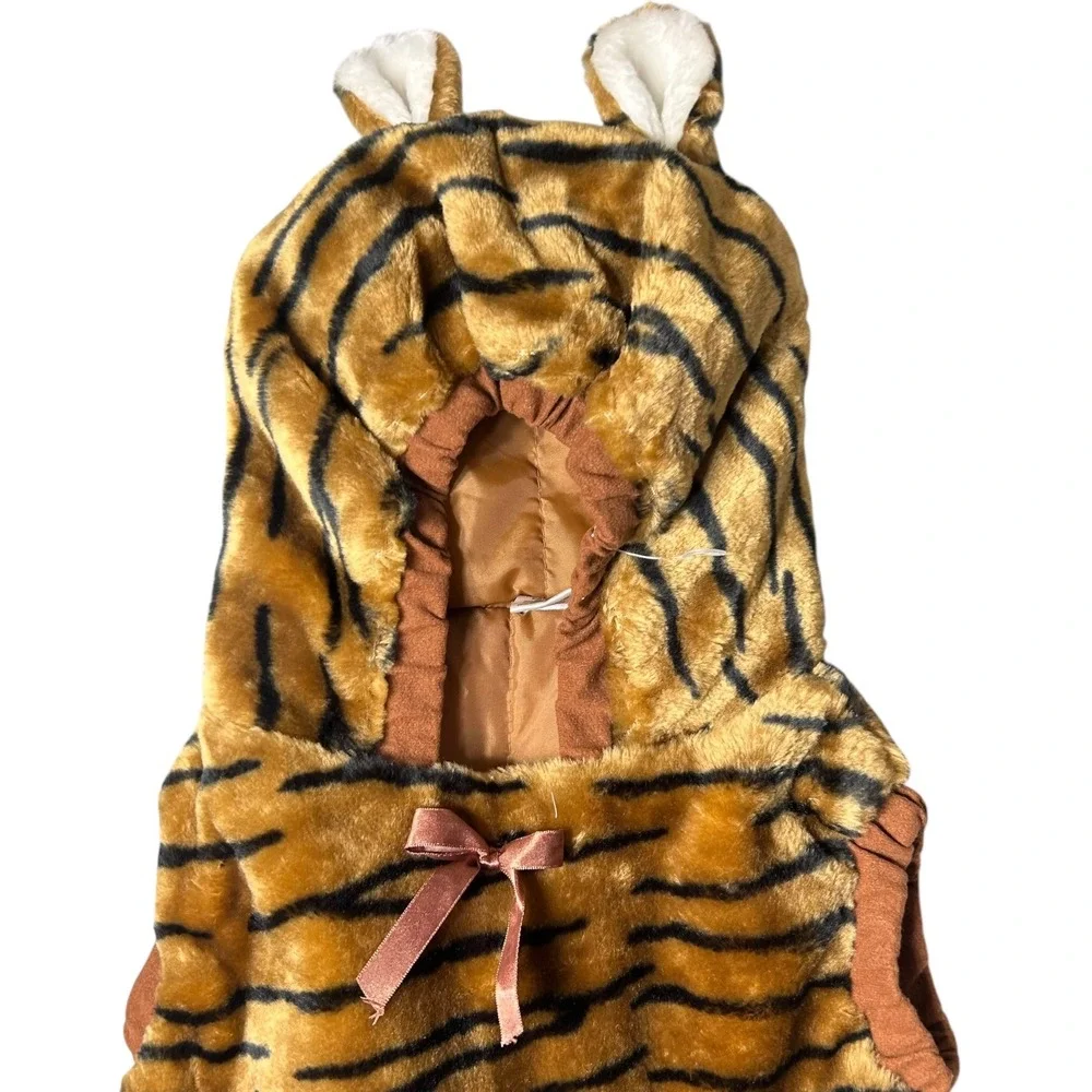 NEW Petables Animal Body Costume Tiger Baby 12-24 Months Hooded‎ Outfit